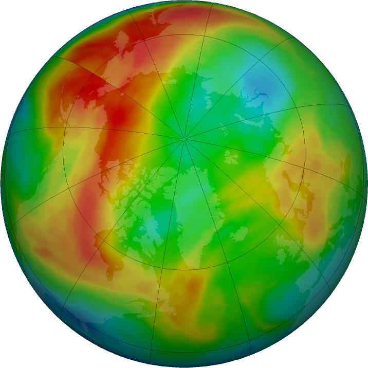Arctic ozone map for 04 February 2020